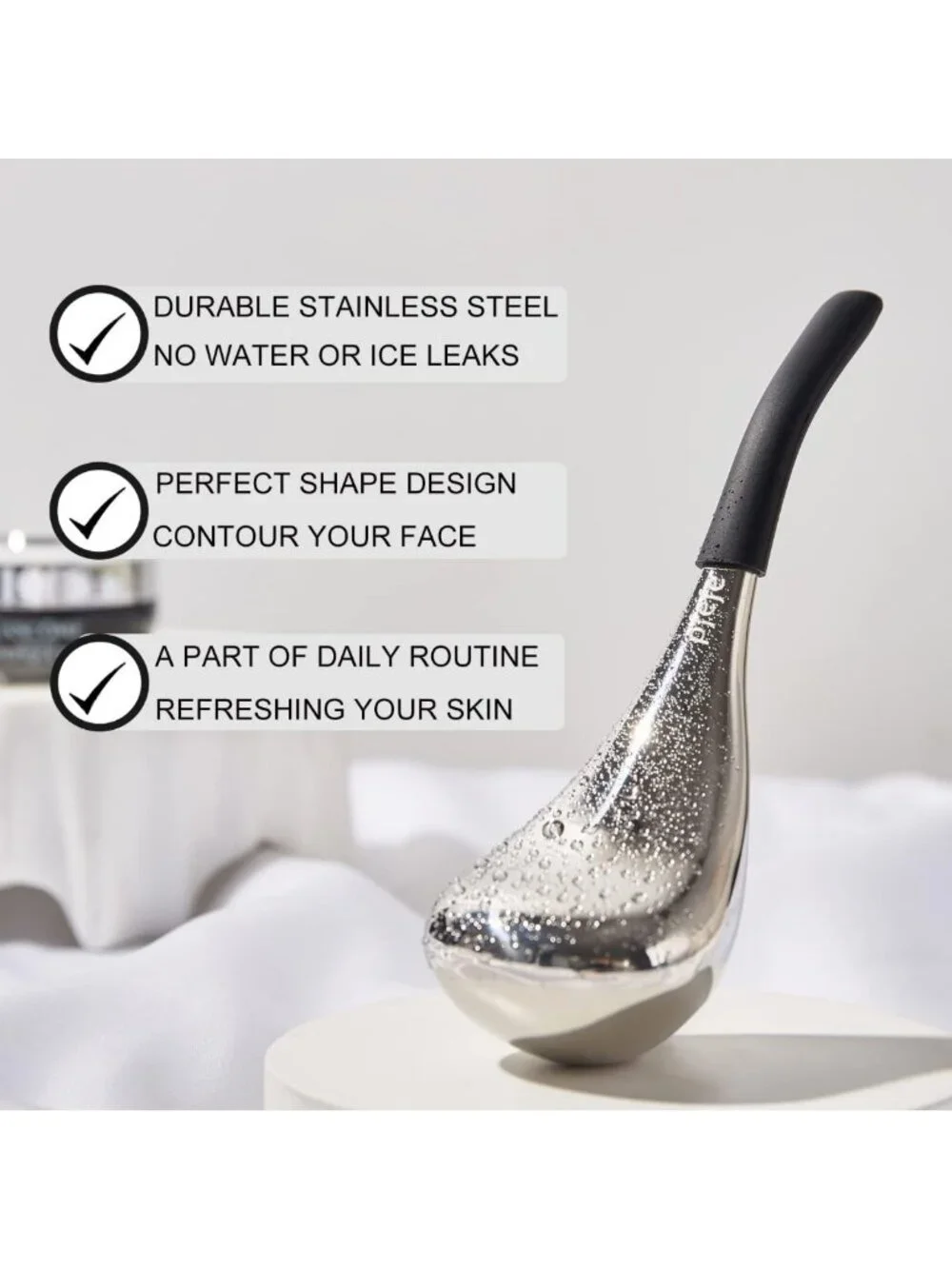 Cooling Ice Globes for Facial Massage, Puffy Eye Relief & Skincare Routine